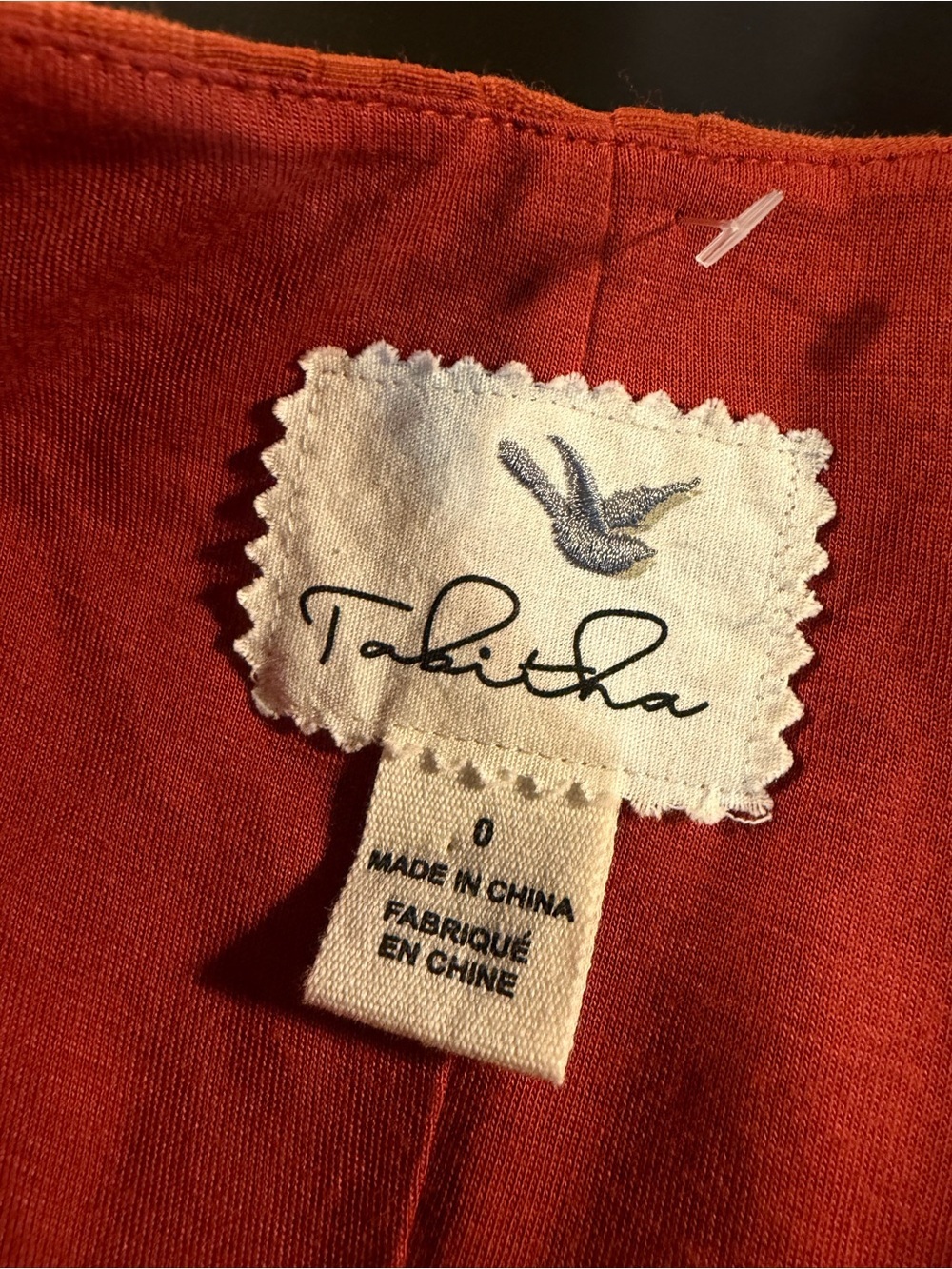 Tabitha Burnt Orange Basketweave Textured Knit Sleeveless Dress Size 0 - Picture 6 of 16